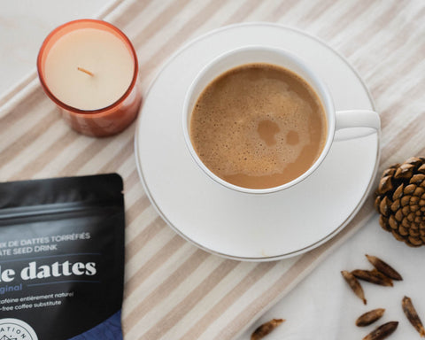 Café Coeur de dattes, parfait pour la pause café sans caféine